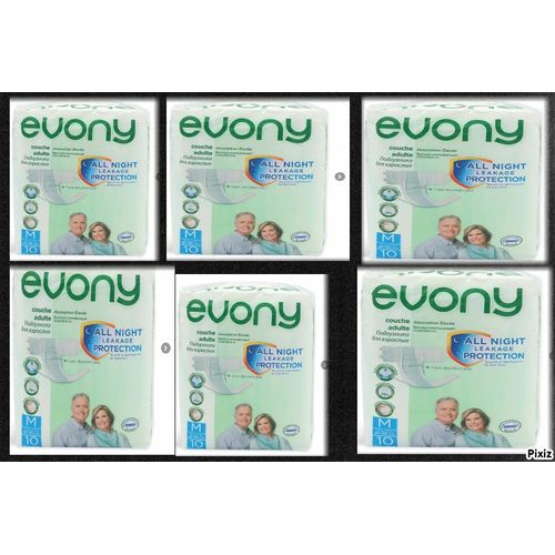 10 Unité X 6 Couche adulte taille M thumbnail 1