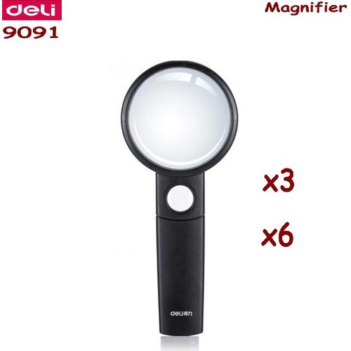 9091 Magnifier loupe Pro double lentille 55mm 3.0 x + 6x de lecture
