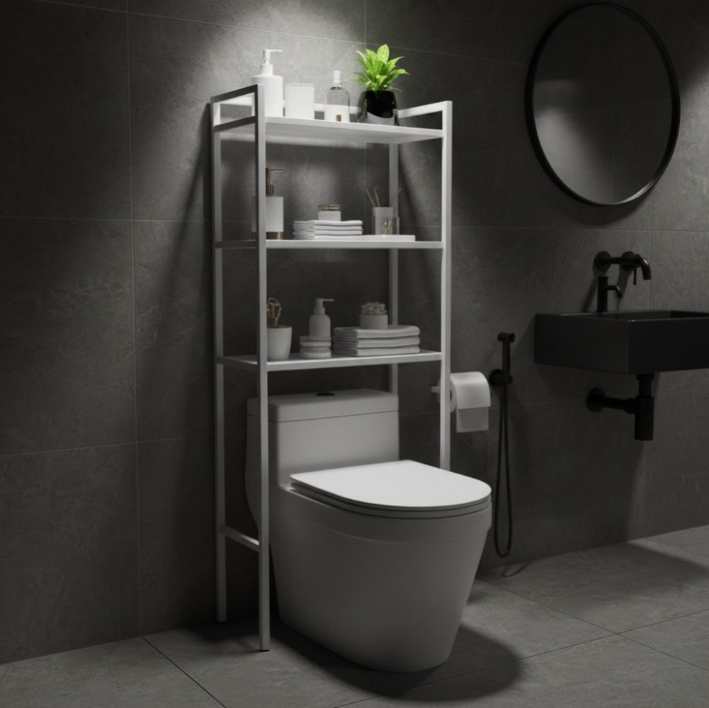 Étagère de Rangement pour Toilettes – 3 Niveaux thumbnail 3