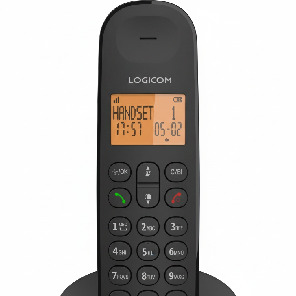 Iloa 250 – Téléphone Sans Fil Dect Duo Noir avec Mains Libres thumbnail 3