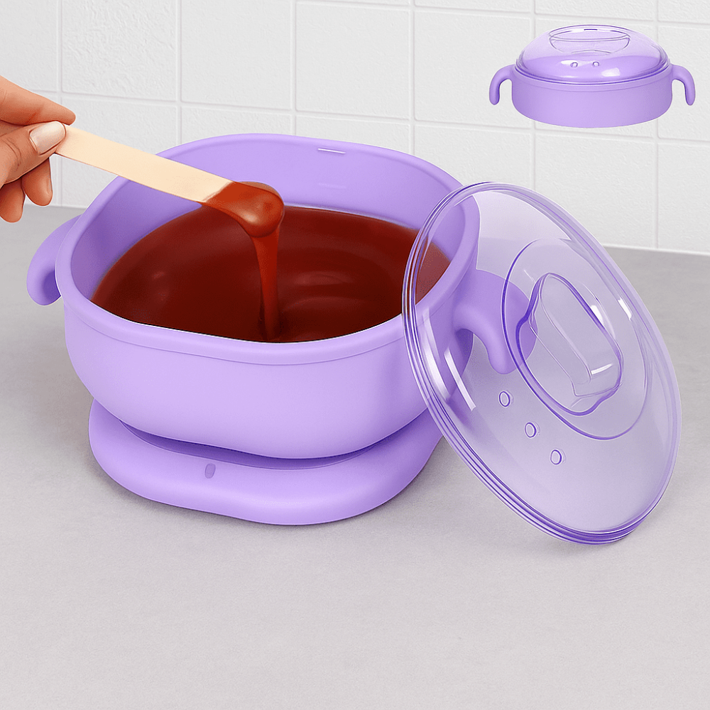 Chauffe-Cire Pliable en Silicone – Violet thumbnail 1