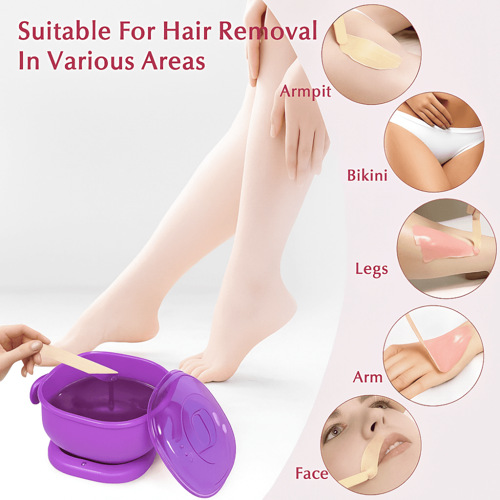 Chauffe-Cire Pliable en Silicone – Violet thumbnail 3