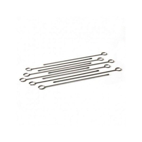 10 Brochettes Inox