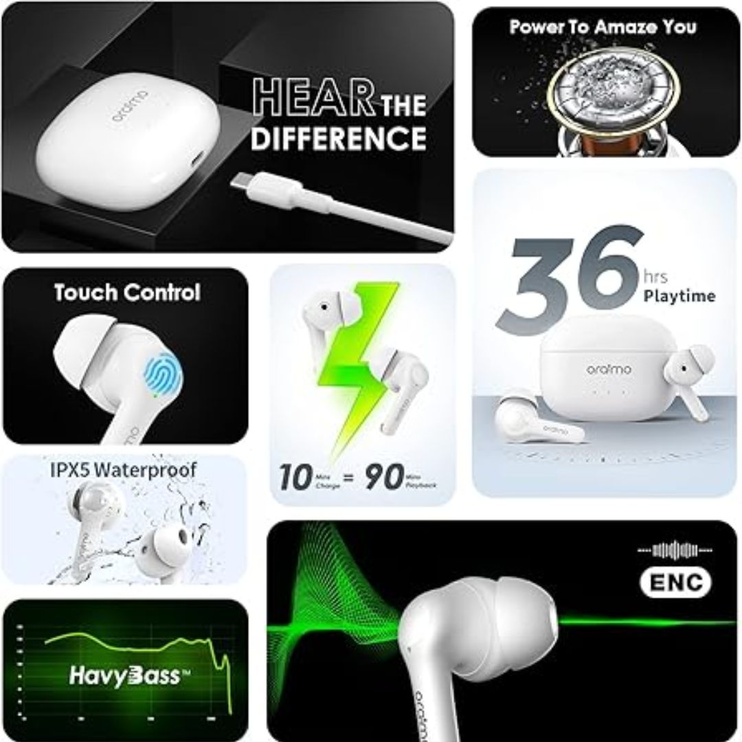 Brushes 3 Head Phones (Oeb-e104d white)