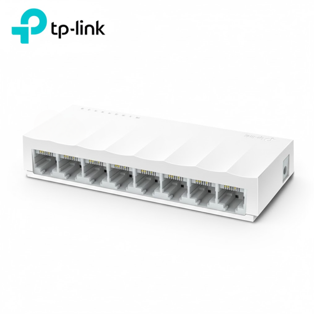 Switch Ethernet- LS1008 - 8 Ports RJ45 - Plug and Play - Boîtier Plastique thumbnail 1