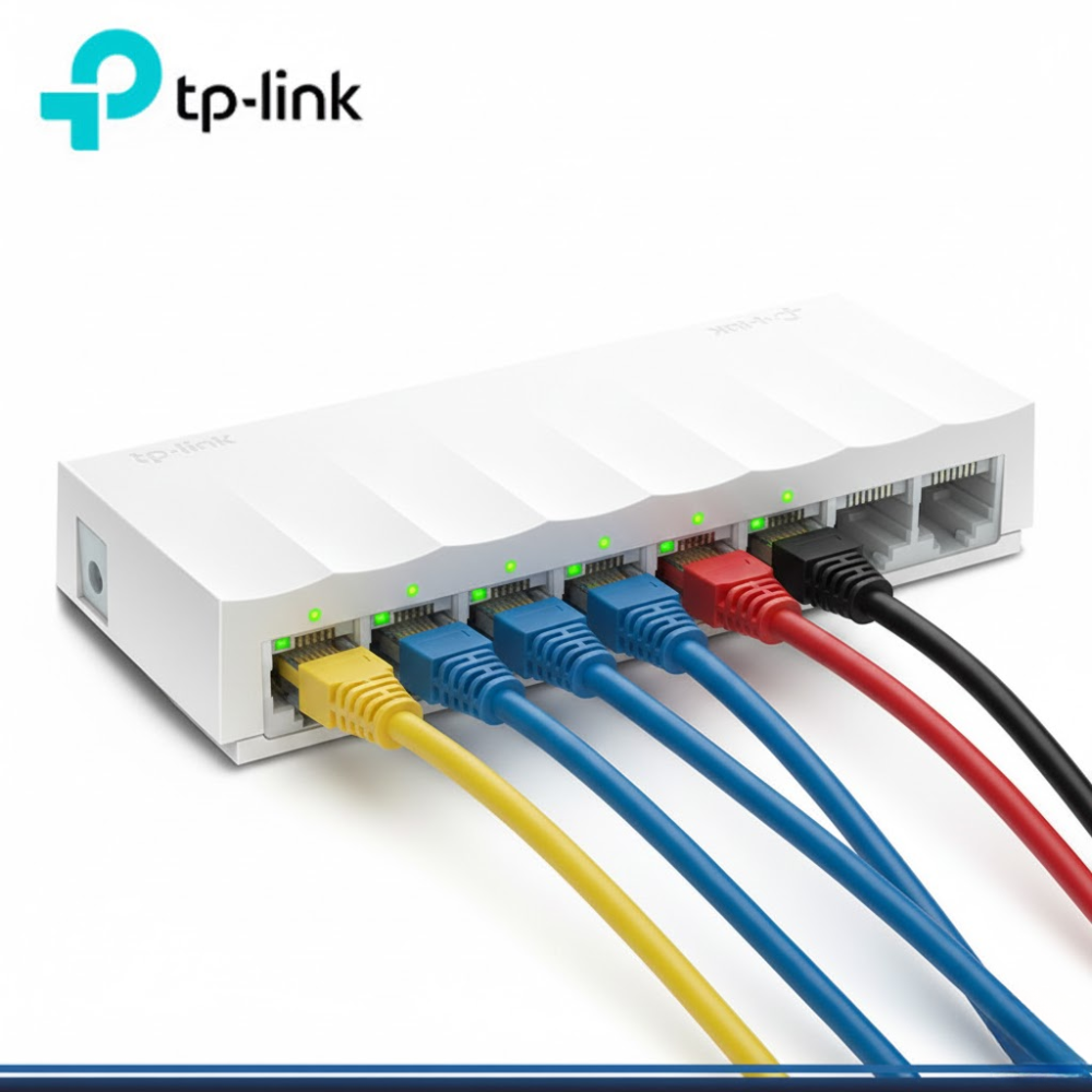 Switch Ethernet- LS1008 - 8 Ports RJ45 - Plug and Play - Boîtier Plastique thumbnail 3