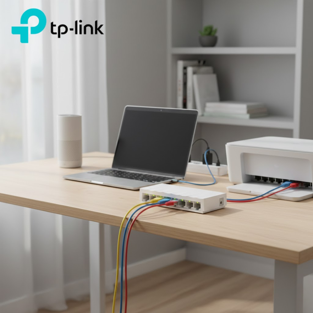 Switch Ethernet- LS1008 - 8 Ports RJ45 - Plug and Play - Boîtier Plastique thumbnail 4