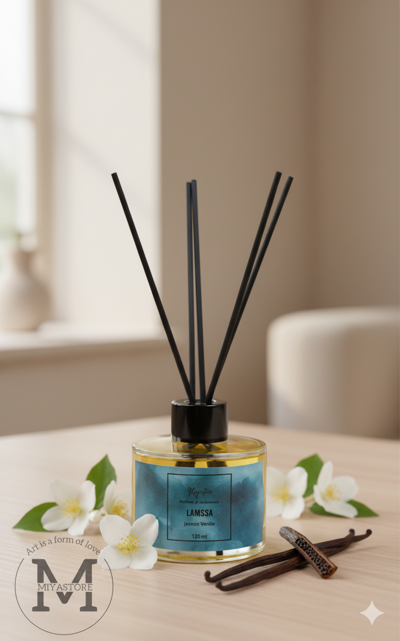 Diffuseur A Bâtonnet - Jasmin & Vanille