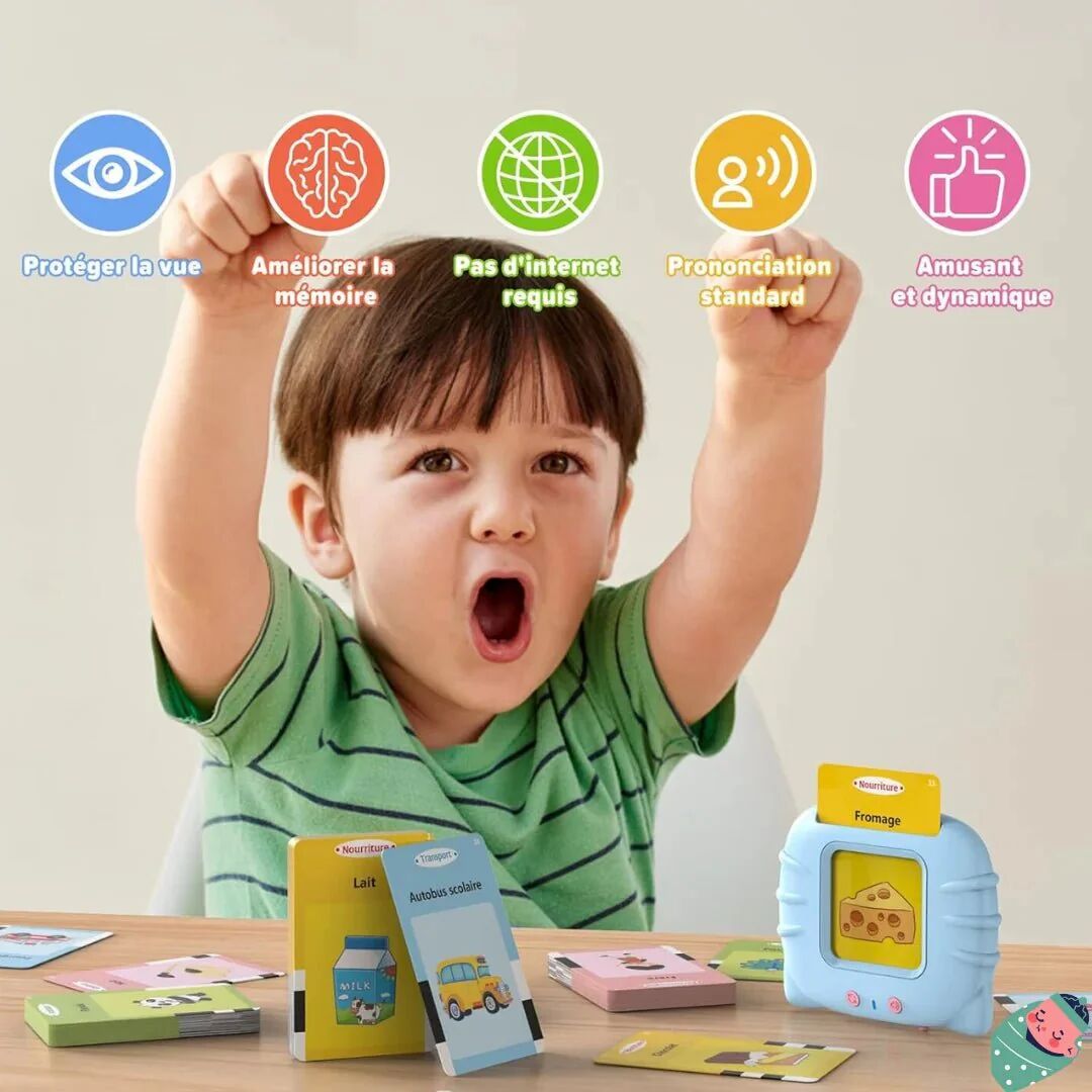 LECTEUR DE CARTES ÉDUCATIF   FRANÇAIS - ANGLAIS