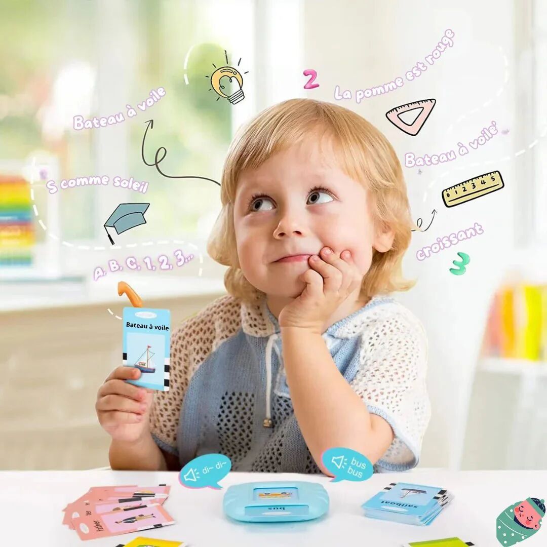 LECTEUR DE CARTES ÉDUCATIF   FRANÇAIS - ANGLAIS thumbnail 3