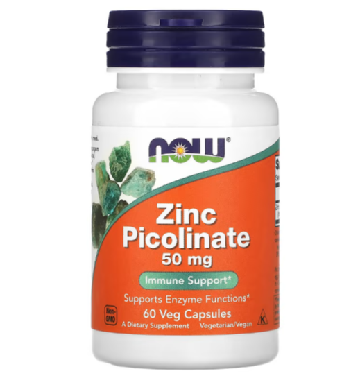 Picolinate de Zinc 50 mg - Renforce le système immunitaire - 60 CapsVég