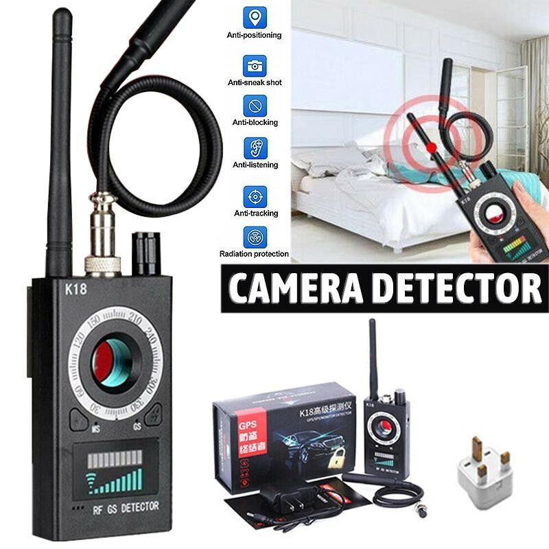 Détecteur K18 Anti-espion Multifonction Détecter le Signal GPS,Localisateur GSM GPS RF