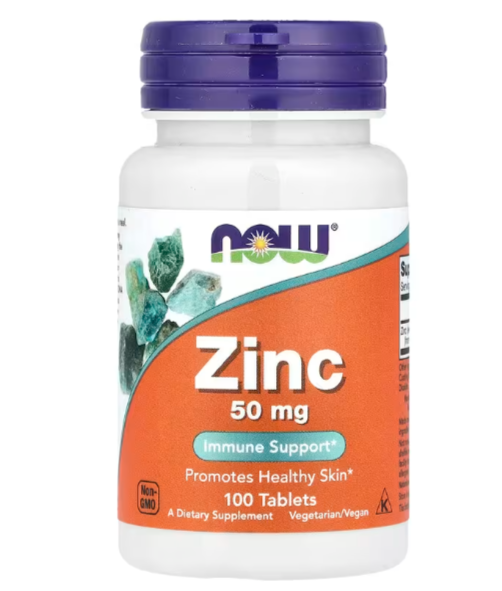 Zinc, 50 mg -  Soutien immunitaire -  100 Comprimés