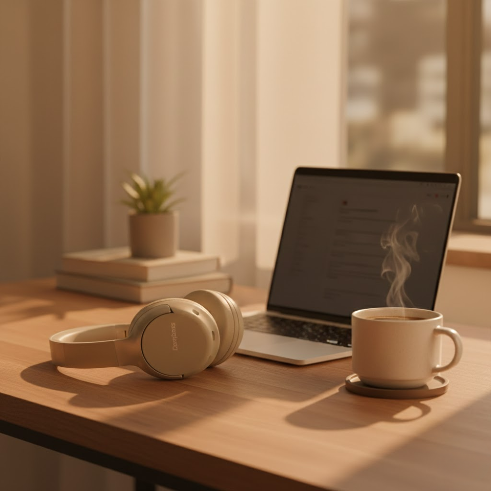 Casque sans Fil Bluetooth R1 Gold thumbnail 4