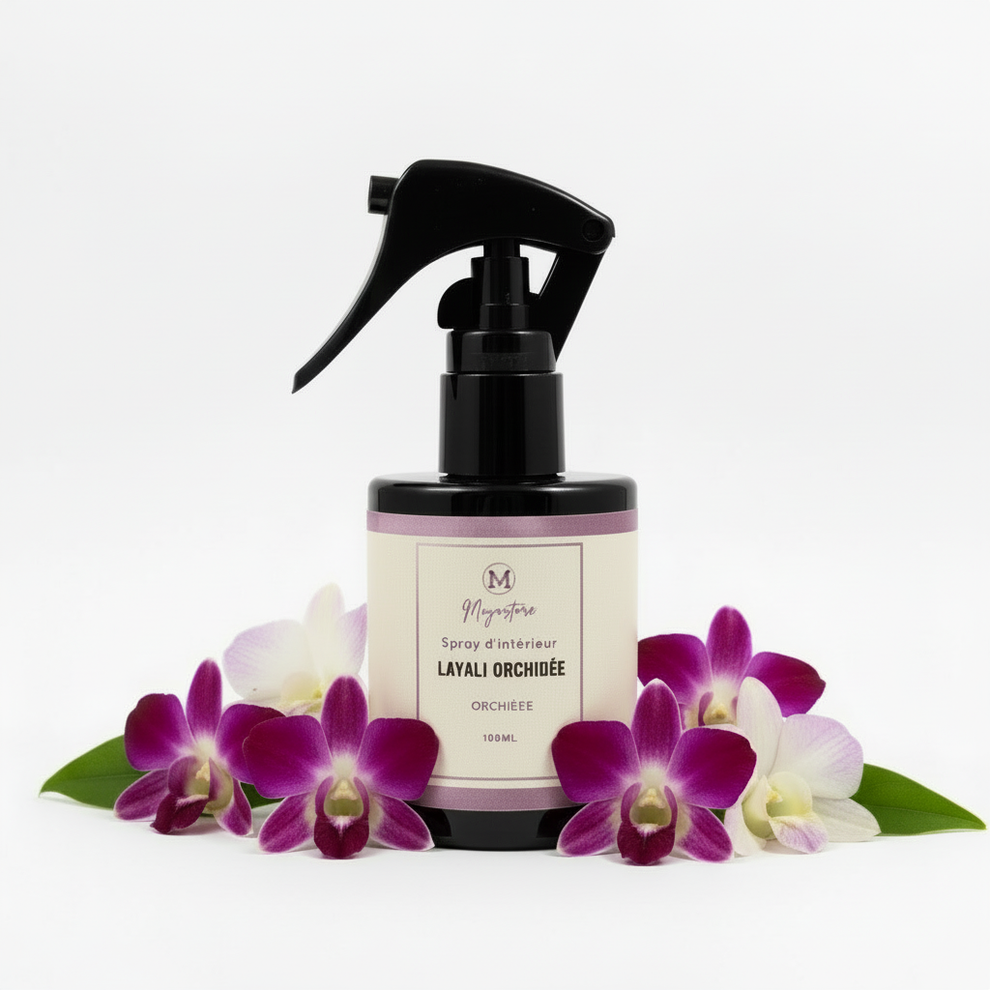 Spray Parfumé Orchidée 100 Ml – Parfum Élégant Pour Maison & Textiles