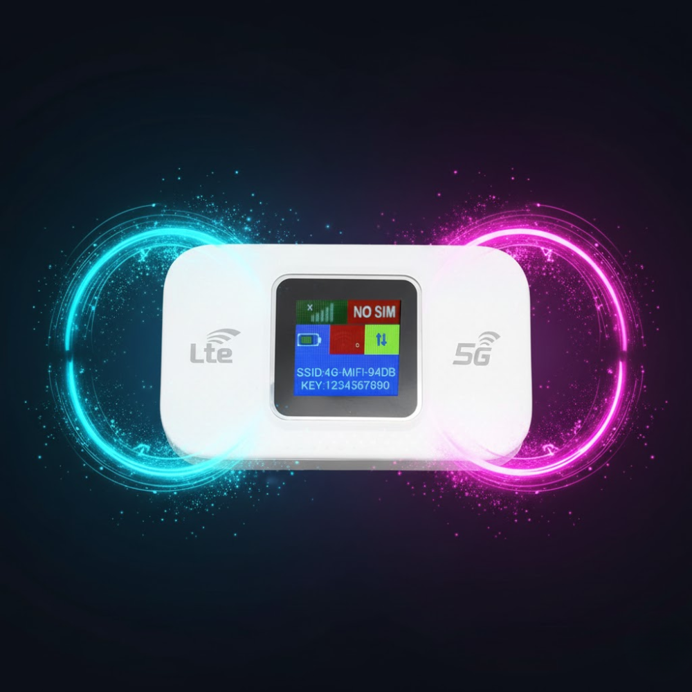 Hotspot WiFi 4G Mobile – Routeur WiFi Portable 4G LTE Haute Vitesse JioFi WD680 thumbnail 5