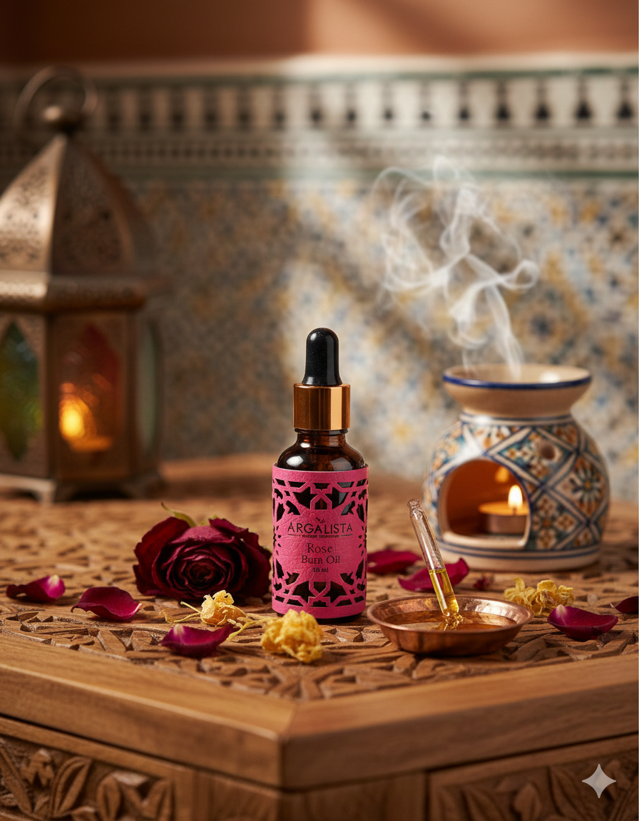 Huile à bruler Rose  50ml thumbnail 2