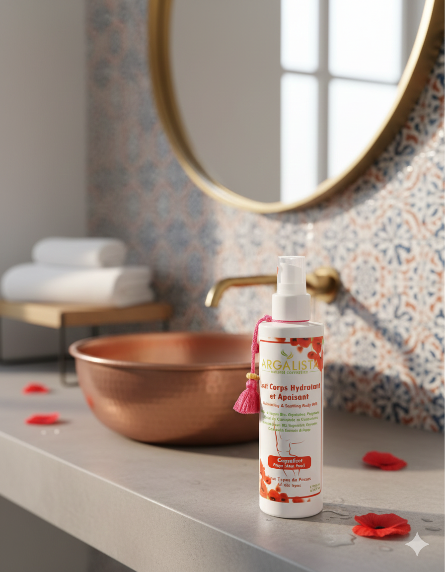 Lait Corps coquelicot (akker fassi) - 200ML