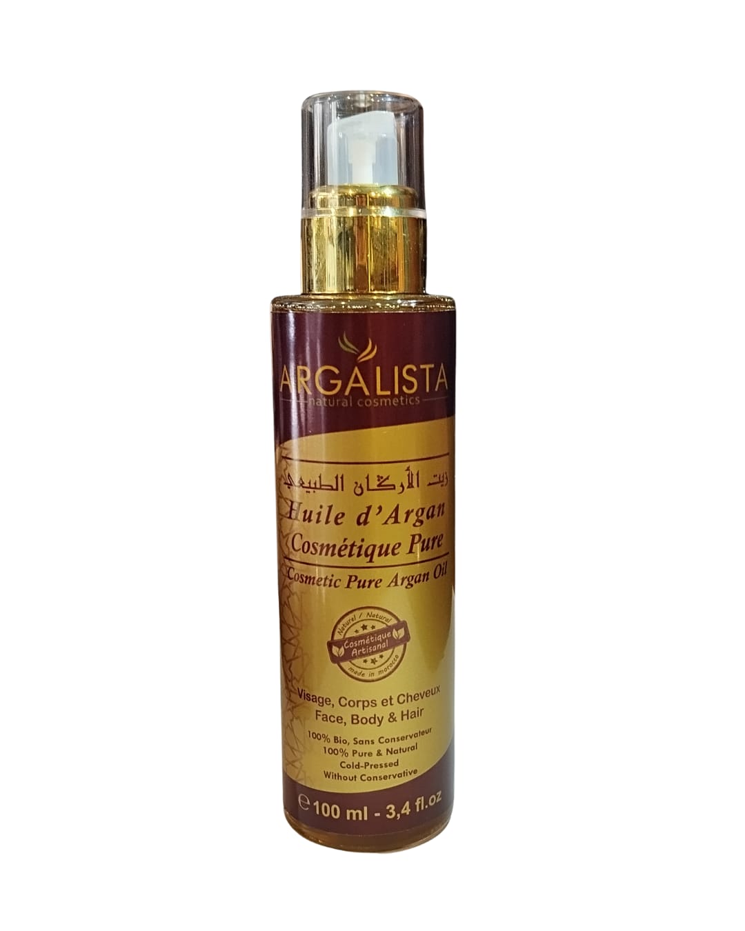 Huile D'argan Cosmétique Pure