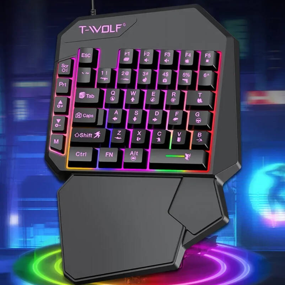 Clavier Gaming à Une Main T90 thumbnail 3