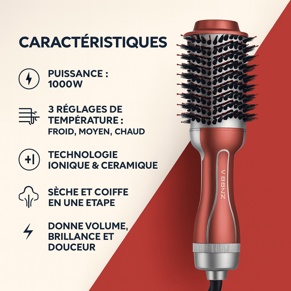 Brosse Sèche-cheveux Professionnelle V-8235