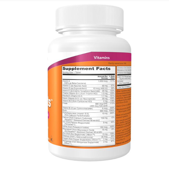 Daily Vits, Vitamines journalières et minéraux, 100 Comprimés