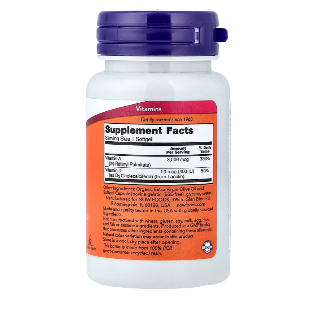 Vitamine A&D ,100 Capsules