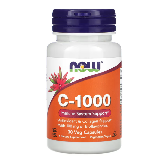 Vitamine C-1000, 30 Capsules Végétariennes