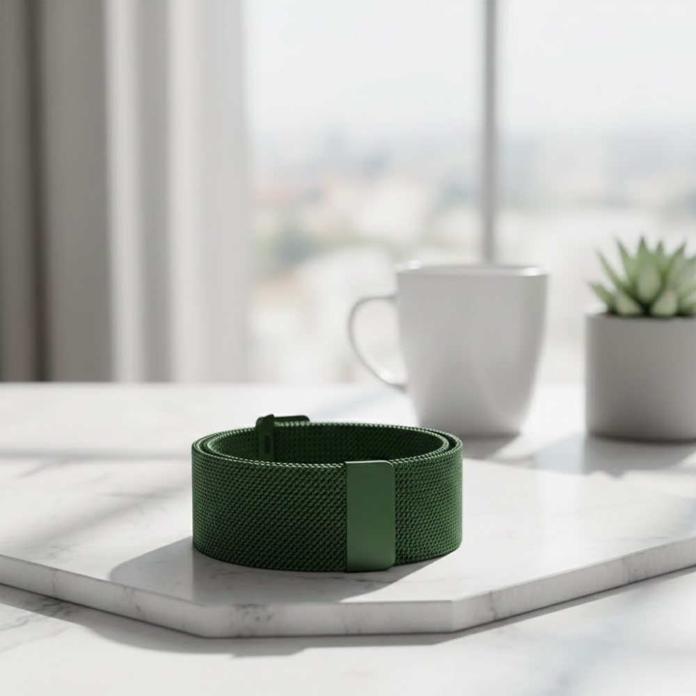 Bracelet Milanais vert foncé Compatible Apple Watch 42/44/45/46/49 mm thumbnail 4