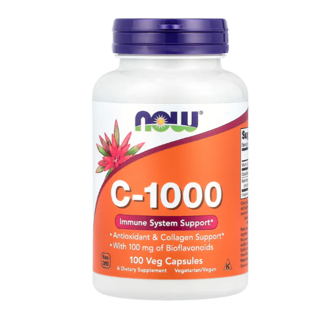 Vitamine C-1000, 100 Capsules Végétales thumbnail 1