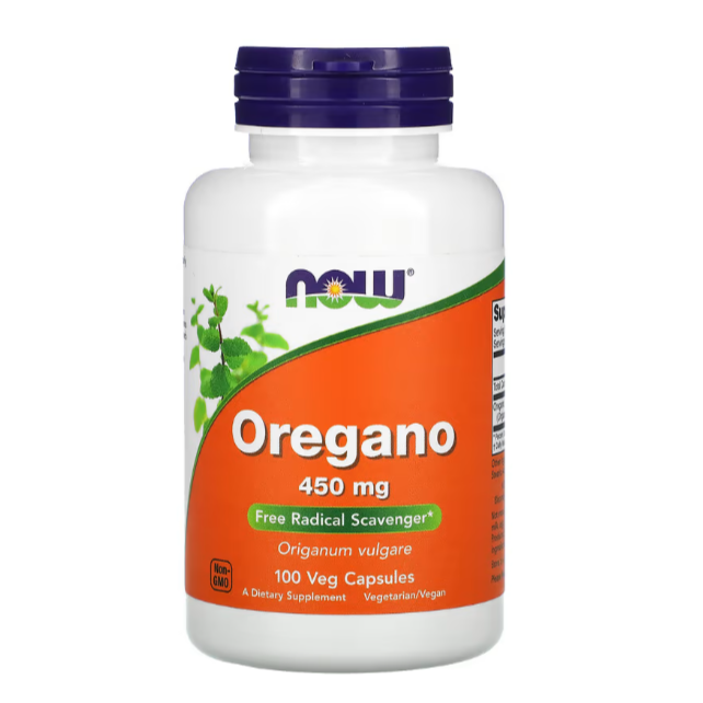 Origano, 450 mg, 100 Capsules Végétariennes