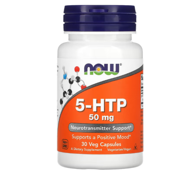 5-HTP, 50 mg, 30 Capsules