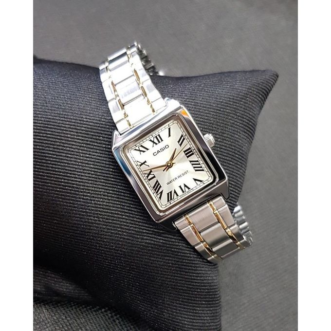 Montre habillée à quartz analogique et acier inoxydable thumbnail 4