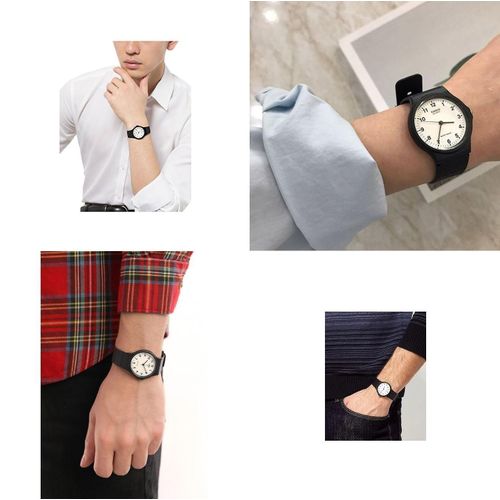 Casio Montre minimaliste Classique en résine cadran 