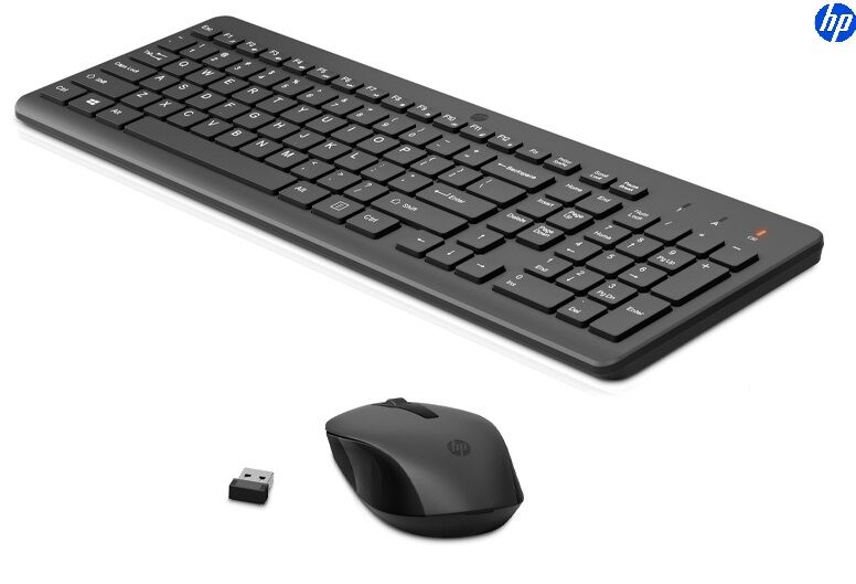 Hp 330 Combo clavier et souris Slim sans fil Wireless 1600 DPI