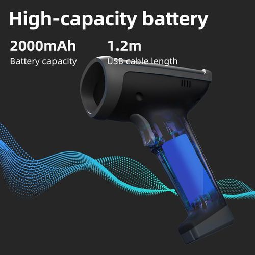 Deli nouveau Lecteur de codes-barres sans fil wireless 1D/2D S226W jusqu’à 100M thumbnail 3