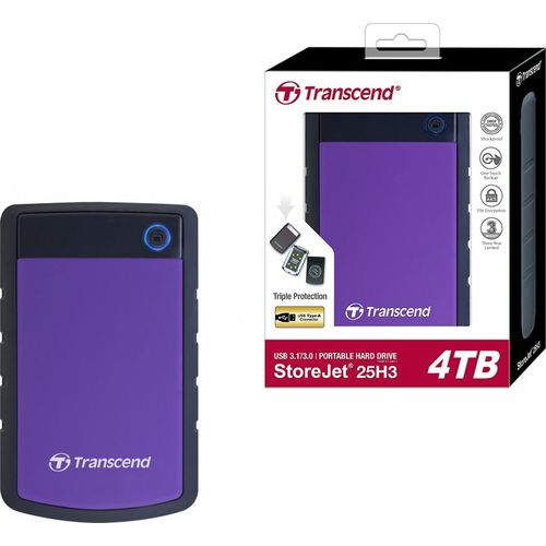 Disque Dur Externe 4 To - Ts4tsj25h3p