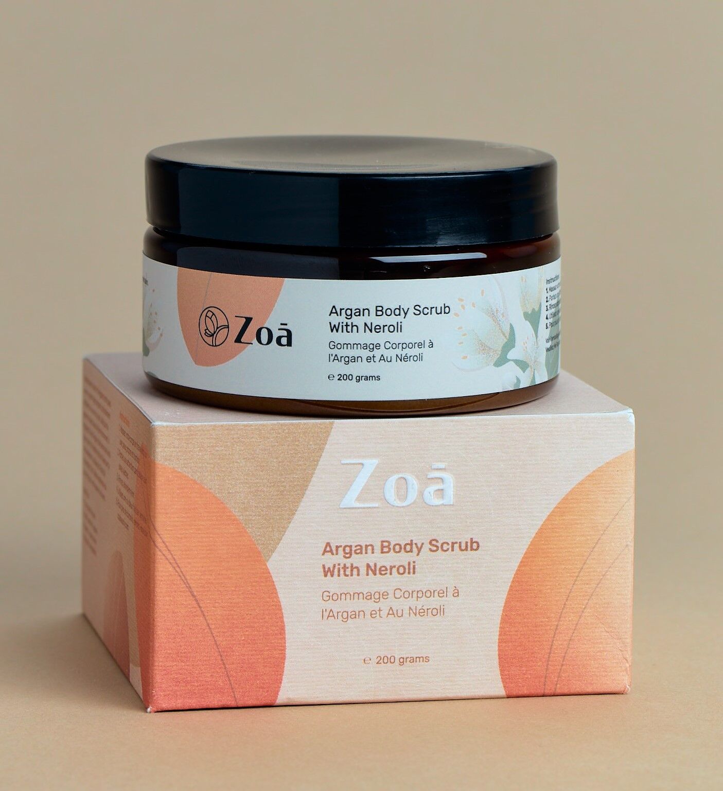 Gommage Corporel à l'Argan et Au Néroli 200g