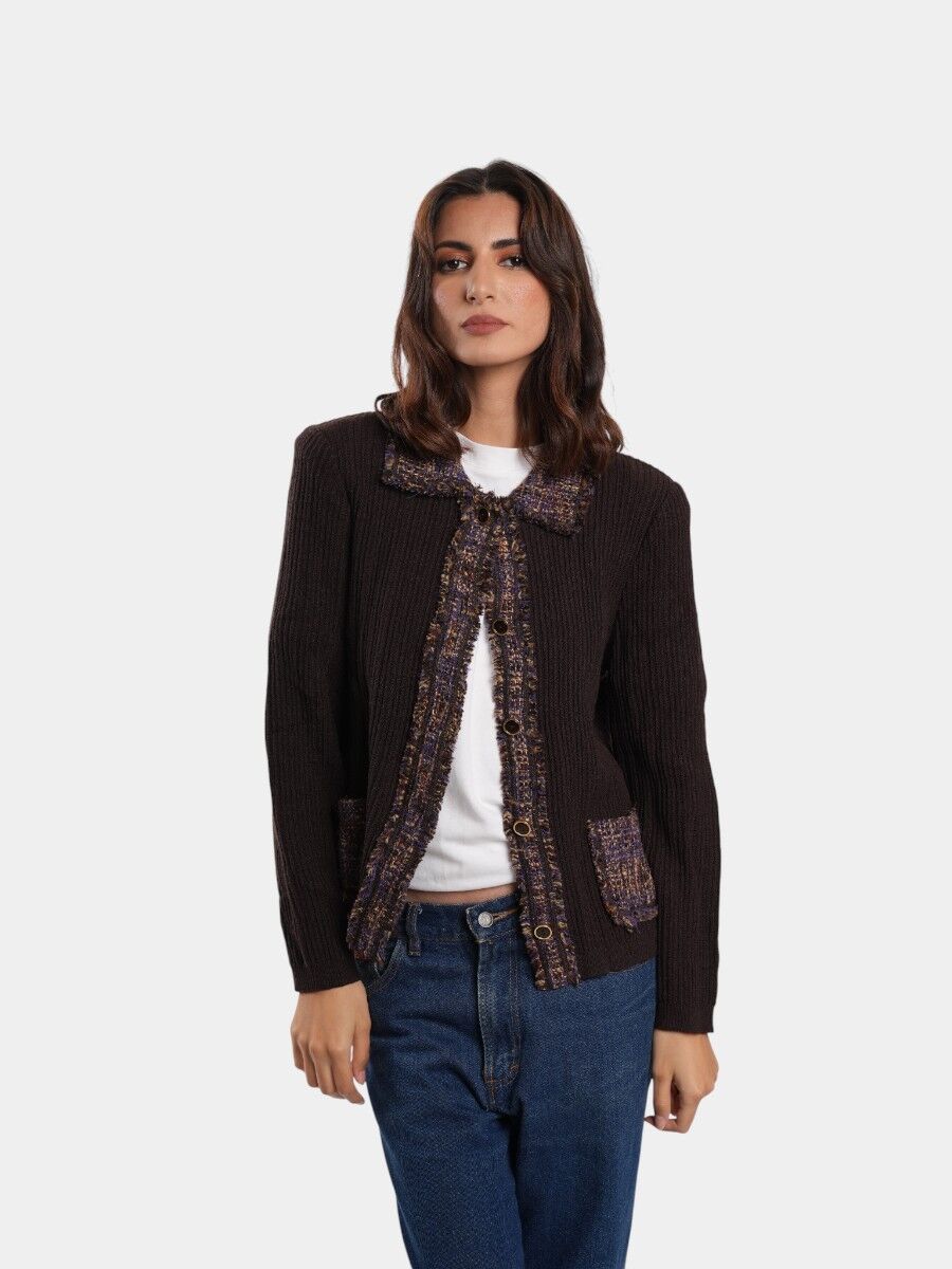 CARDIGAN EN MAILLE AVEC POCHES thumbnail 4