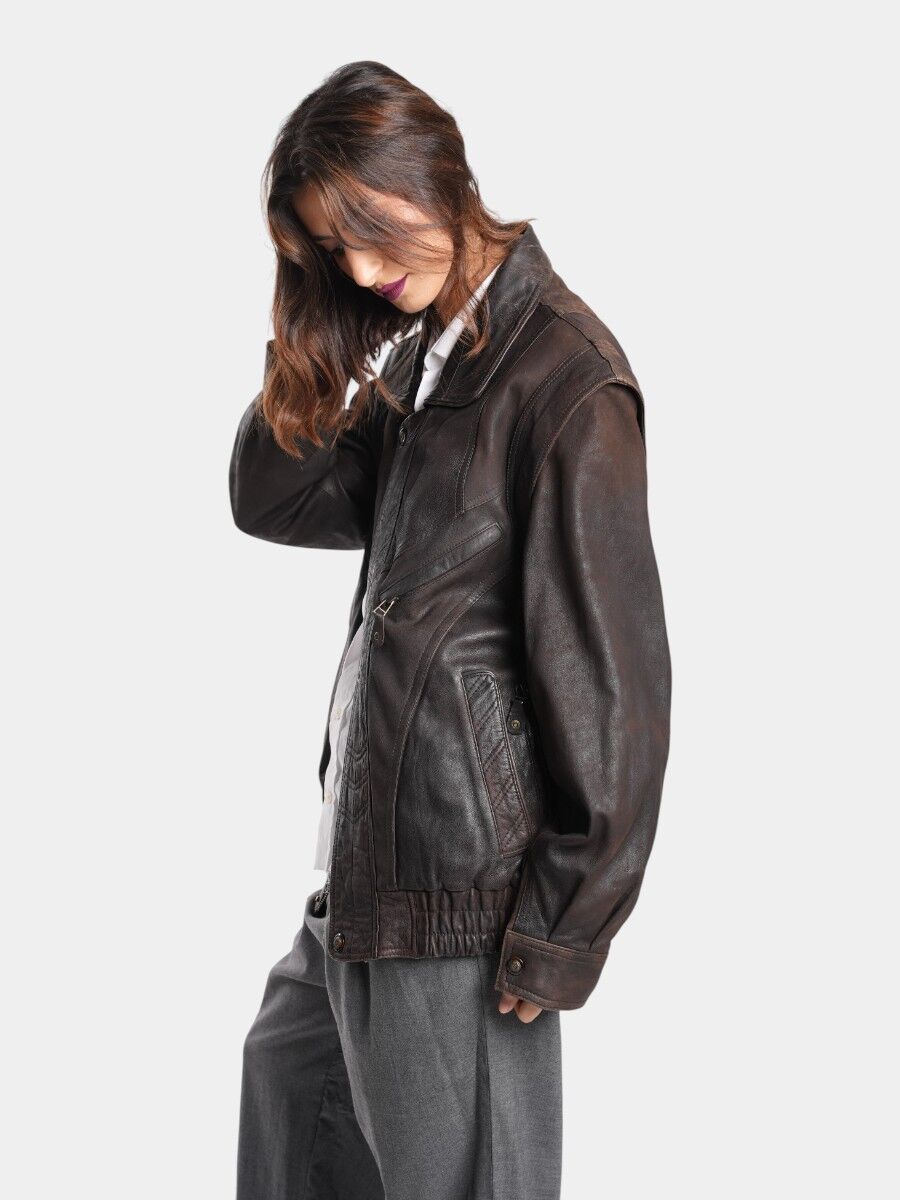 VESTE EN CUIR thumbnail 3