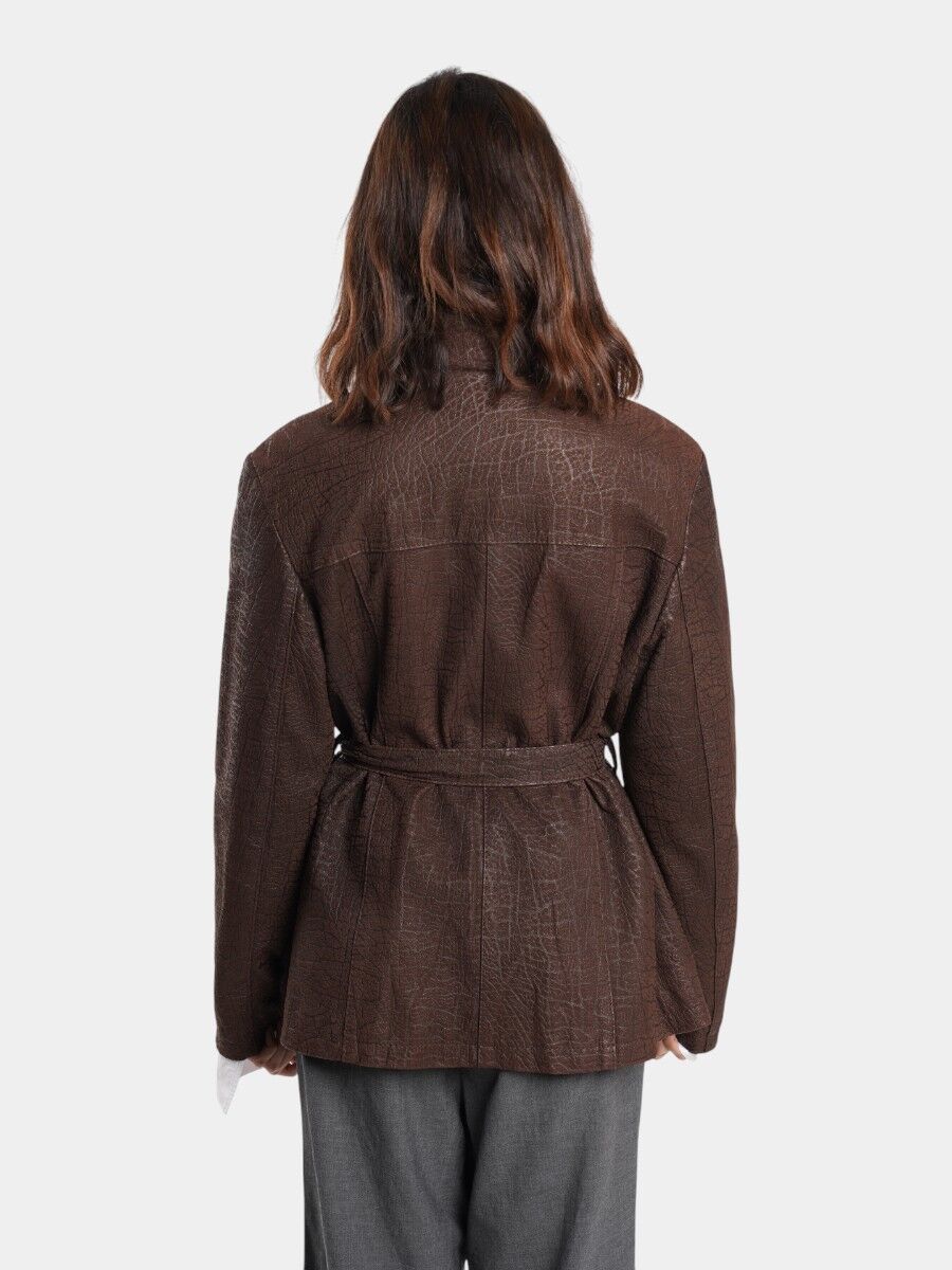 VESTE EN CUIR VERITABLE thumbnail 4