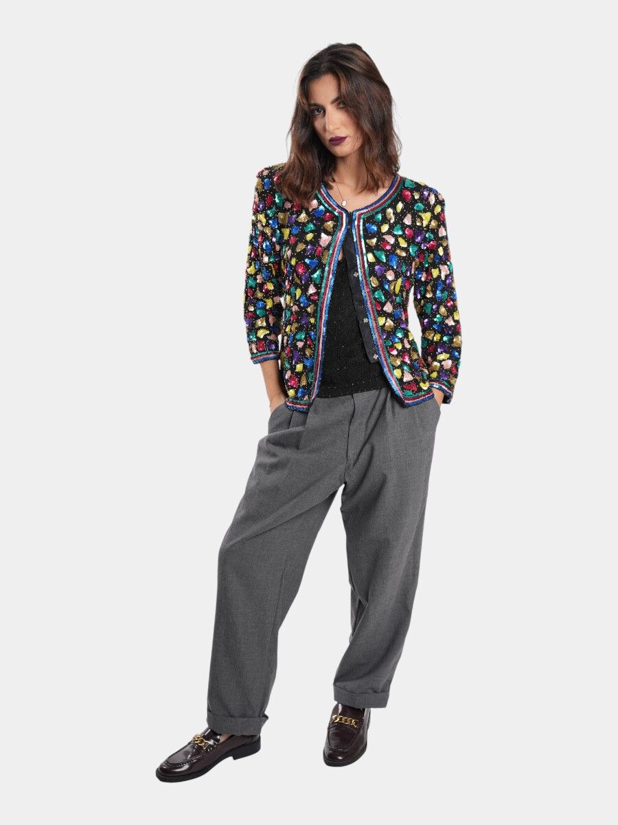 VESTE A SEQUIN