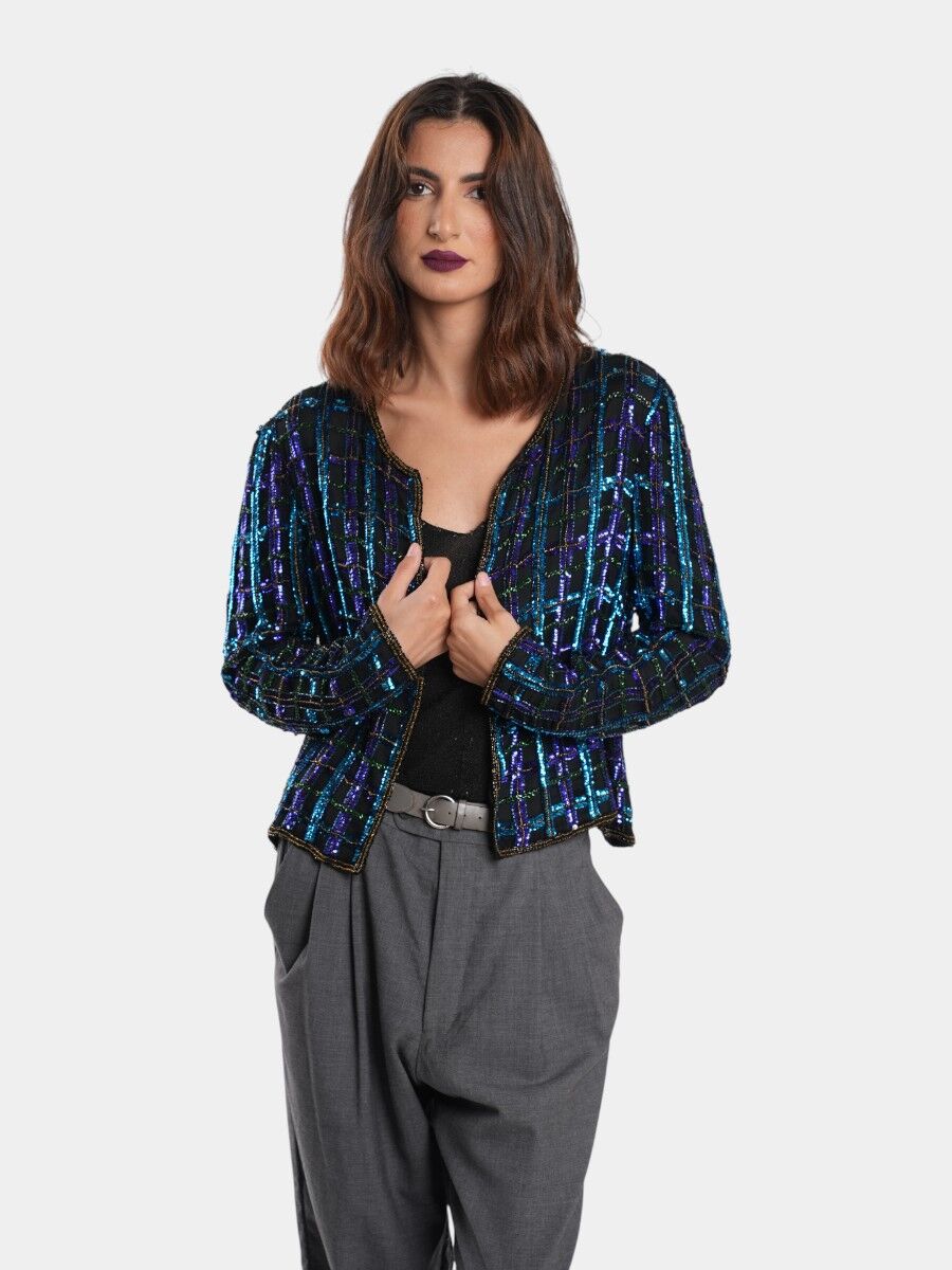 VESTE A SEQUIN