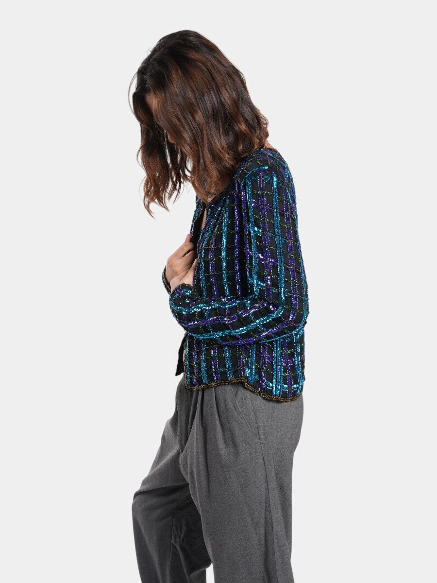 VESTE A SEQUIN