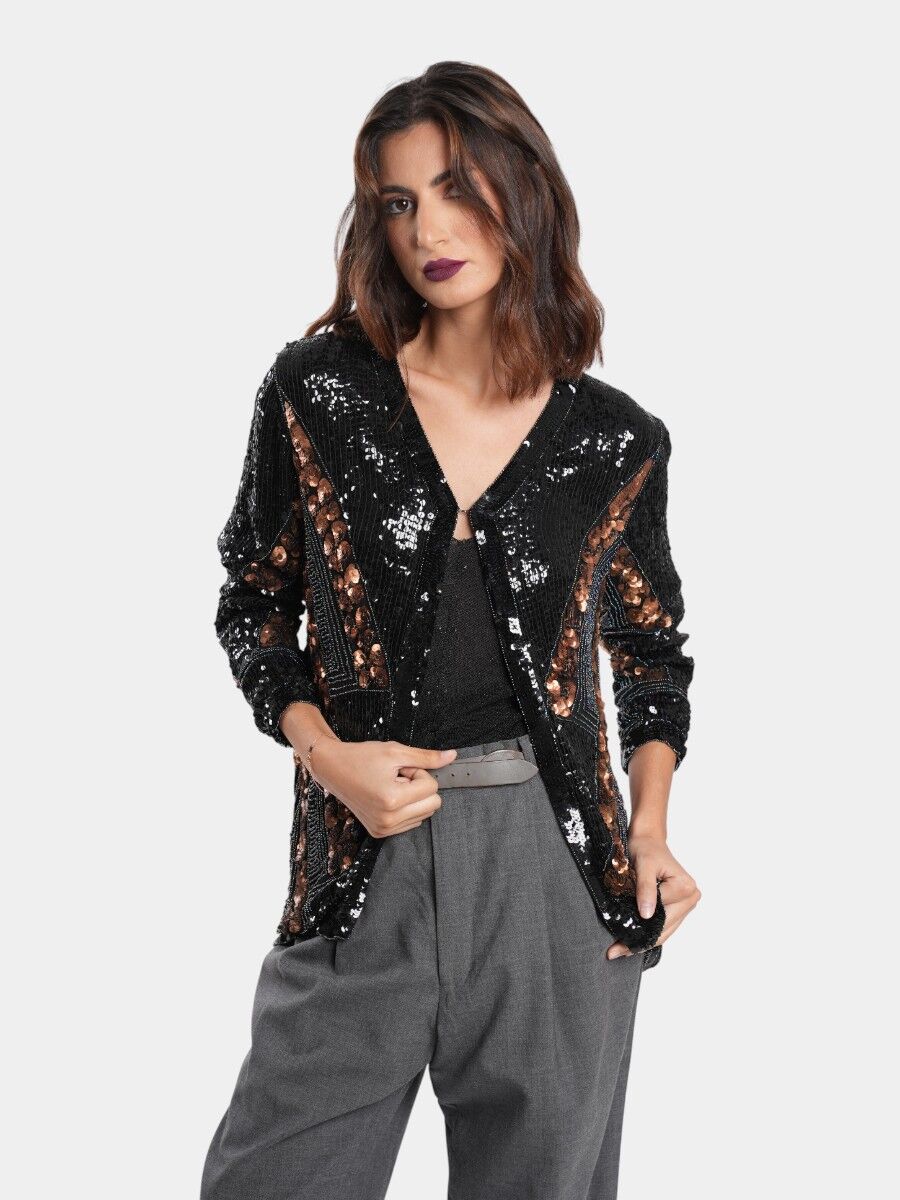 VESTE A SEQUIN