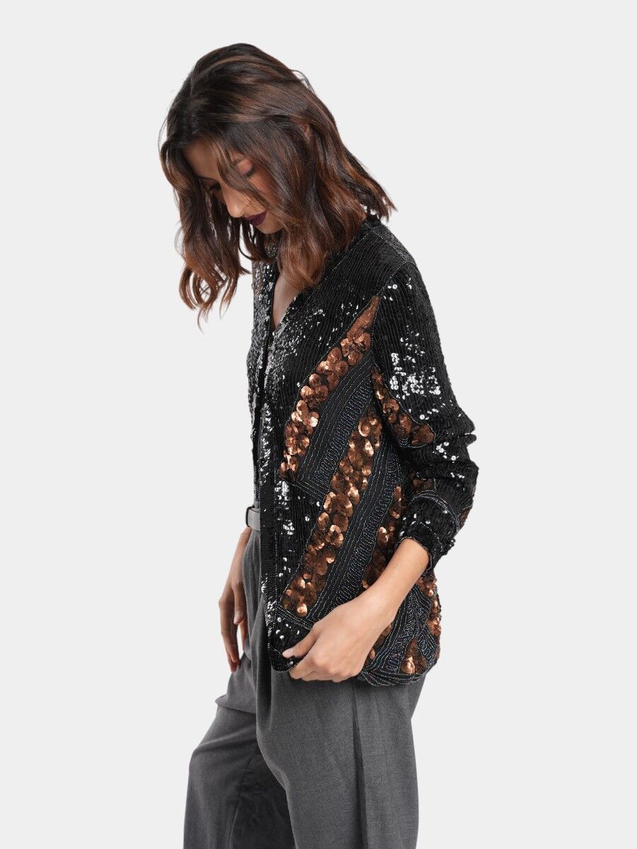 VESTE A SEQUIN