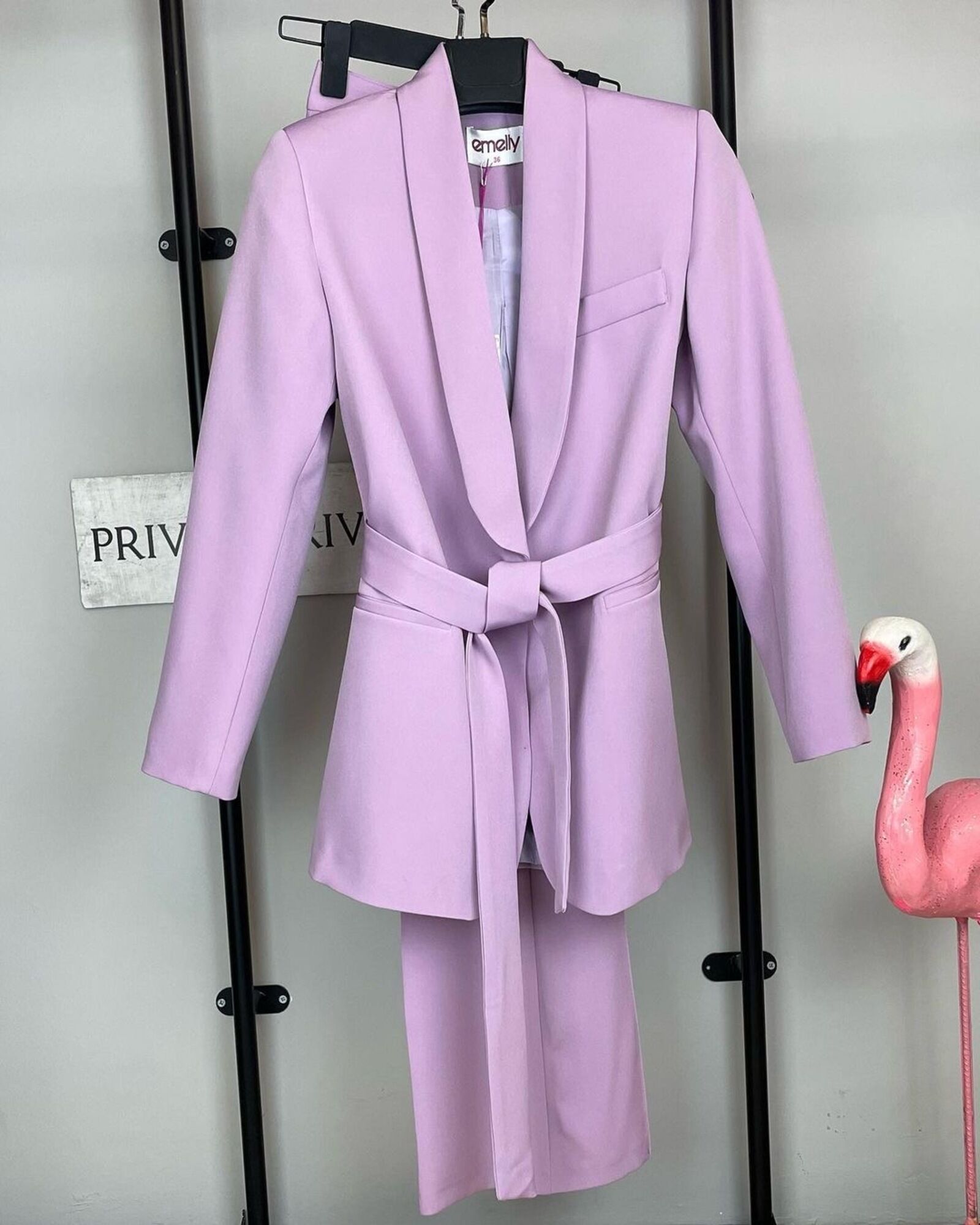 Ensemble Tailleur Importé ceinturé -importé de la Turquie  thumbnail 3