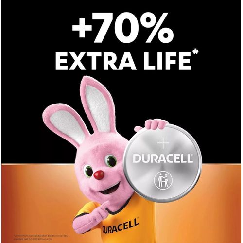 Duracell Pack de 4 Batterie Piles MicroLithium Cell CR2032 3V +70% Extra life Pour Montres et Electronique
