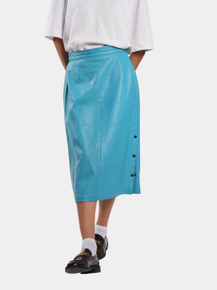 JUPE EN CUIR
