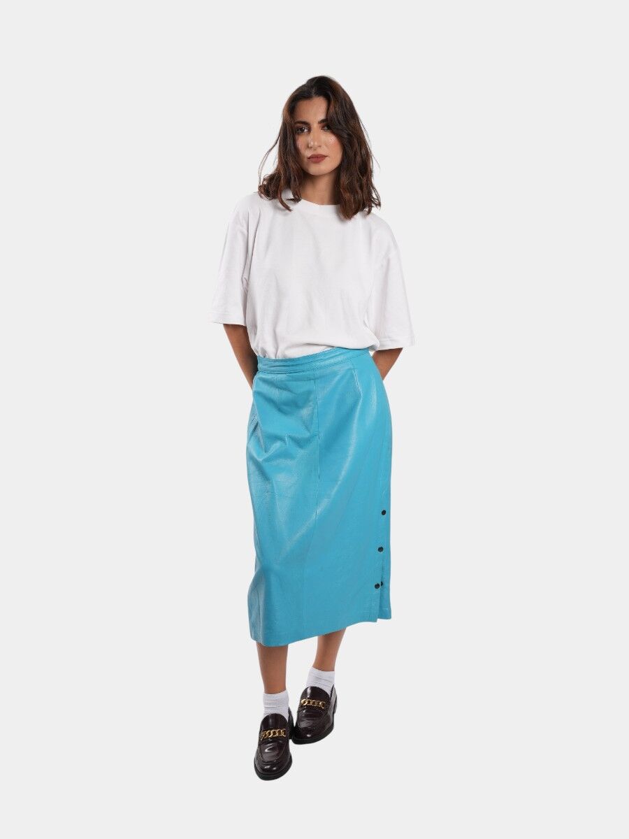 JUPE EN CUIR